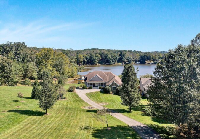 Beautiful Lakefront Home Has Been Meticulously Maintained